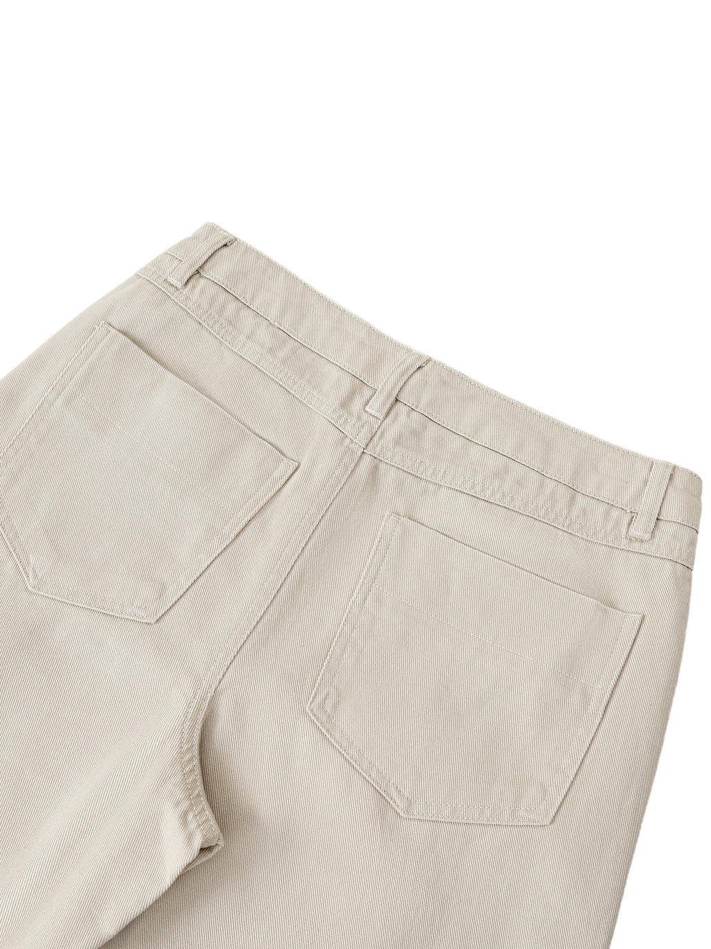 Heavyweight Straight-Leg Pants – Cream