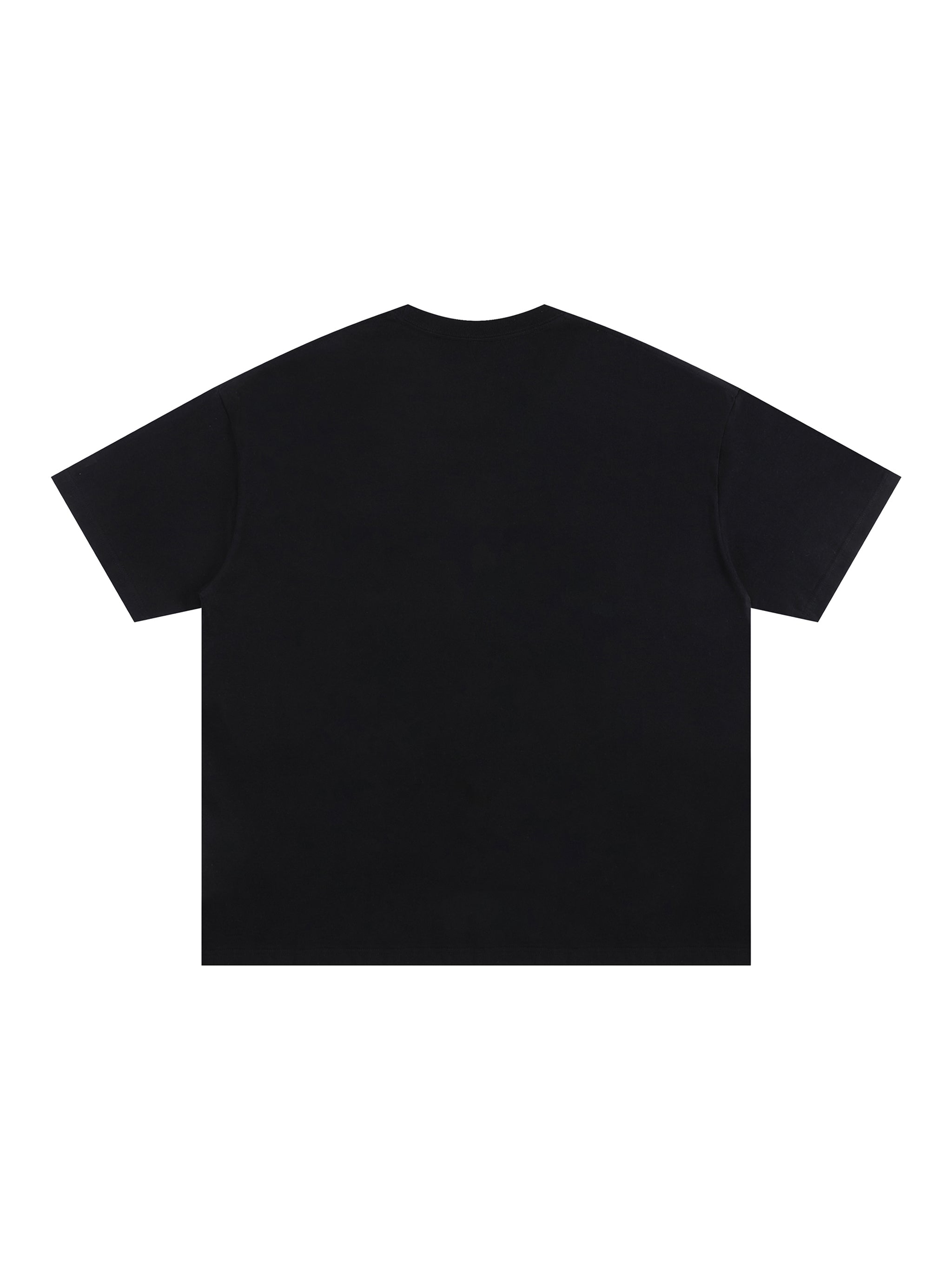 Oversized Cotton T-Shirt – Black