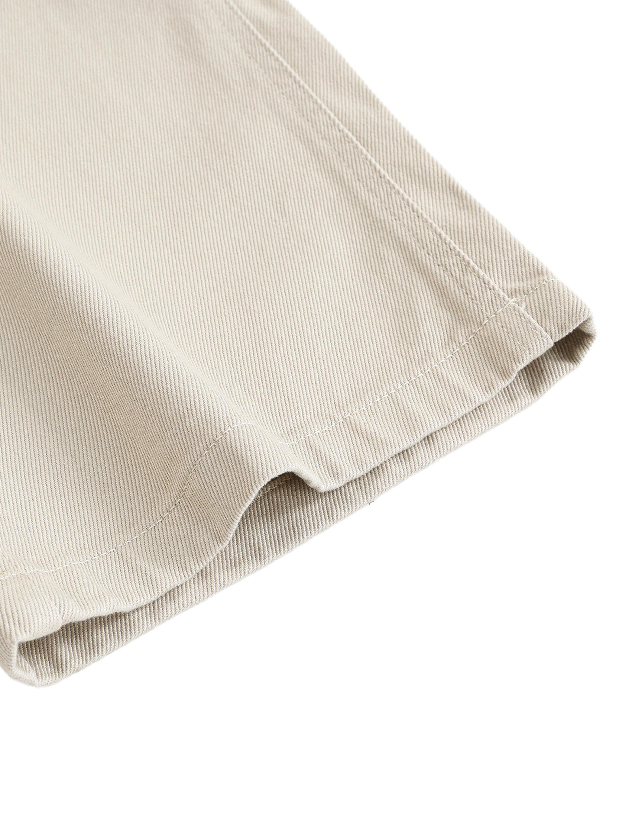 Heavyweight Straight-Leg Pants – Cream
