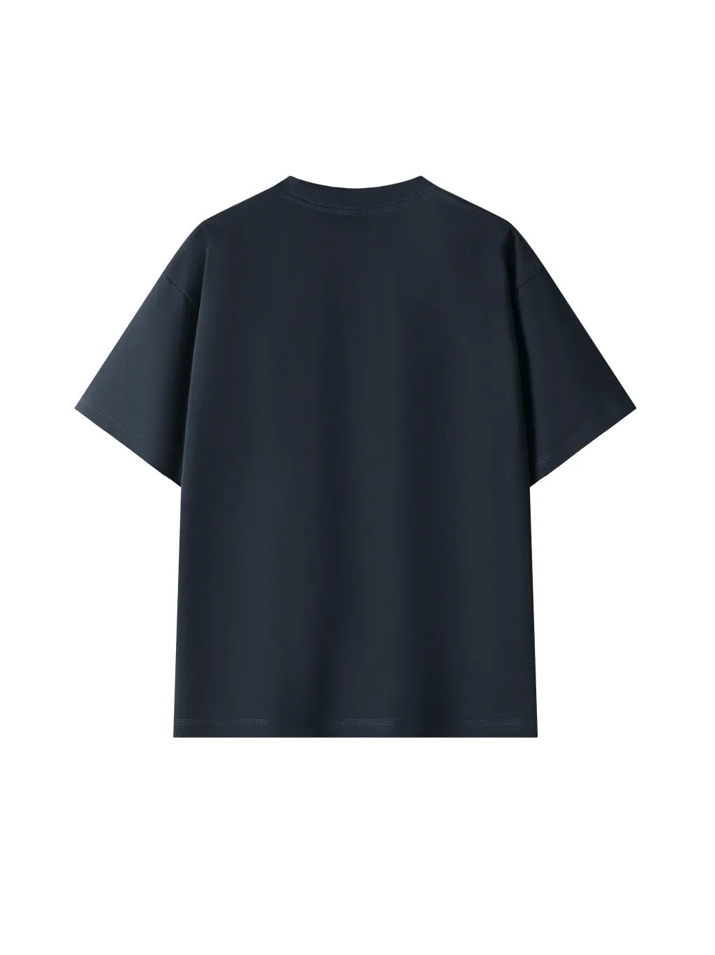 Oversized Cotton T-Shirt – Navy