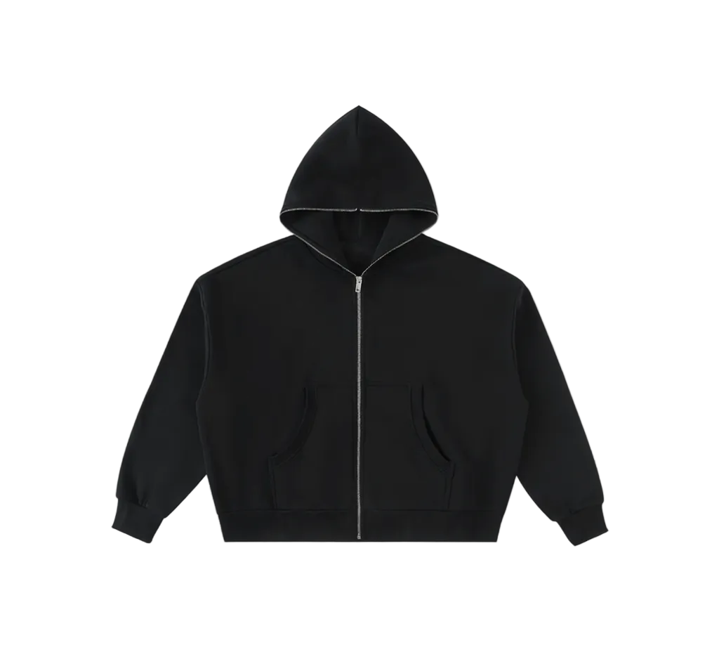 Boxy Zip Hoodie