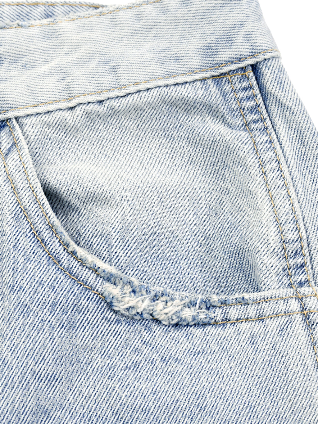 Vintage Wash Barrel Jeans – Light Blue