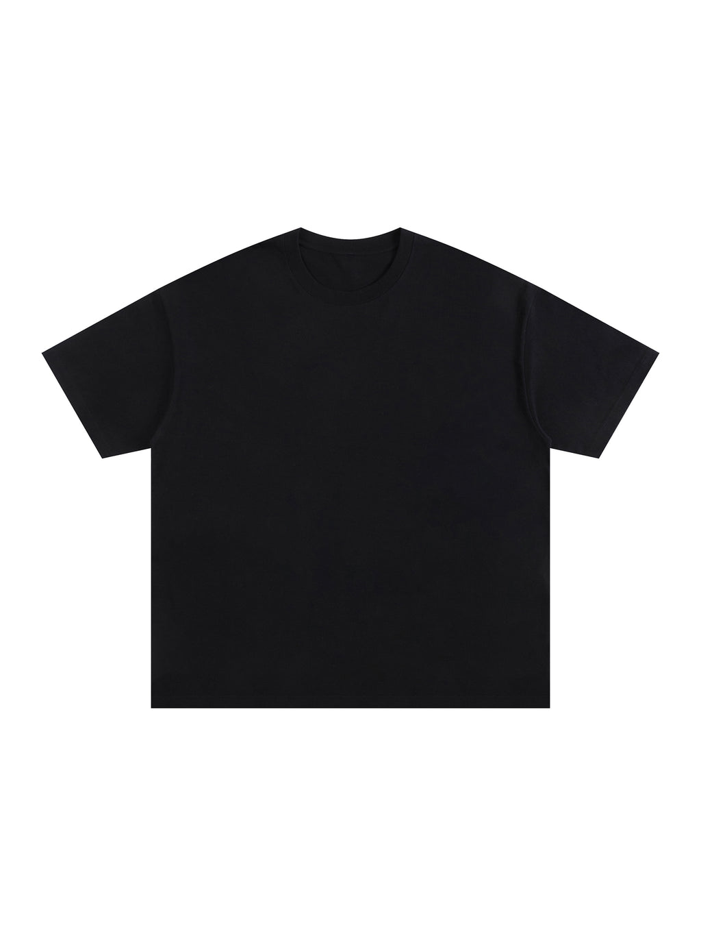 Oversized Cotton T-Shirt – Black