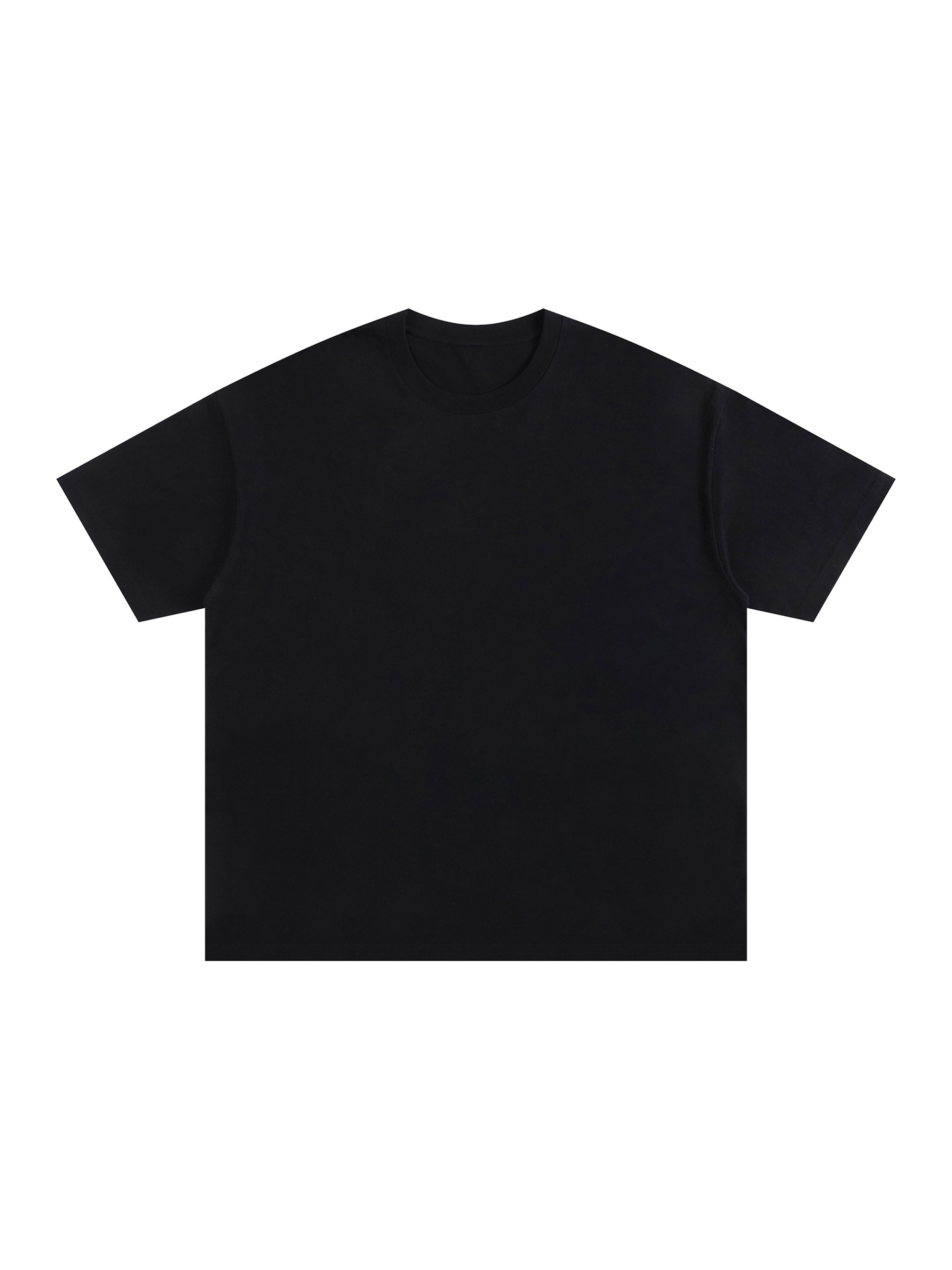 Oversized Cotton T-Shirt – Black